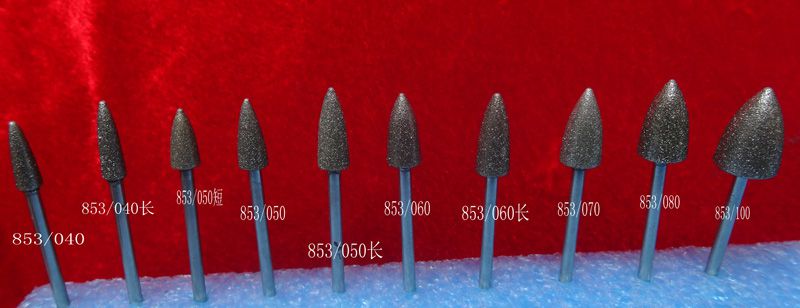 迷你拋光羊毛筆刷筆型刷電鉆電磨刷筆形刷帶柄羊毛磨頭碗型T型